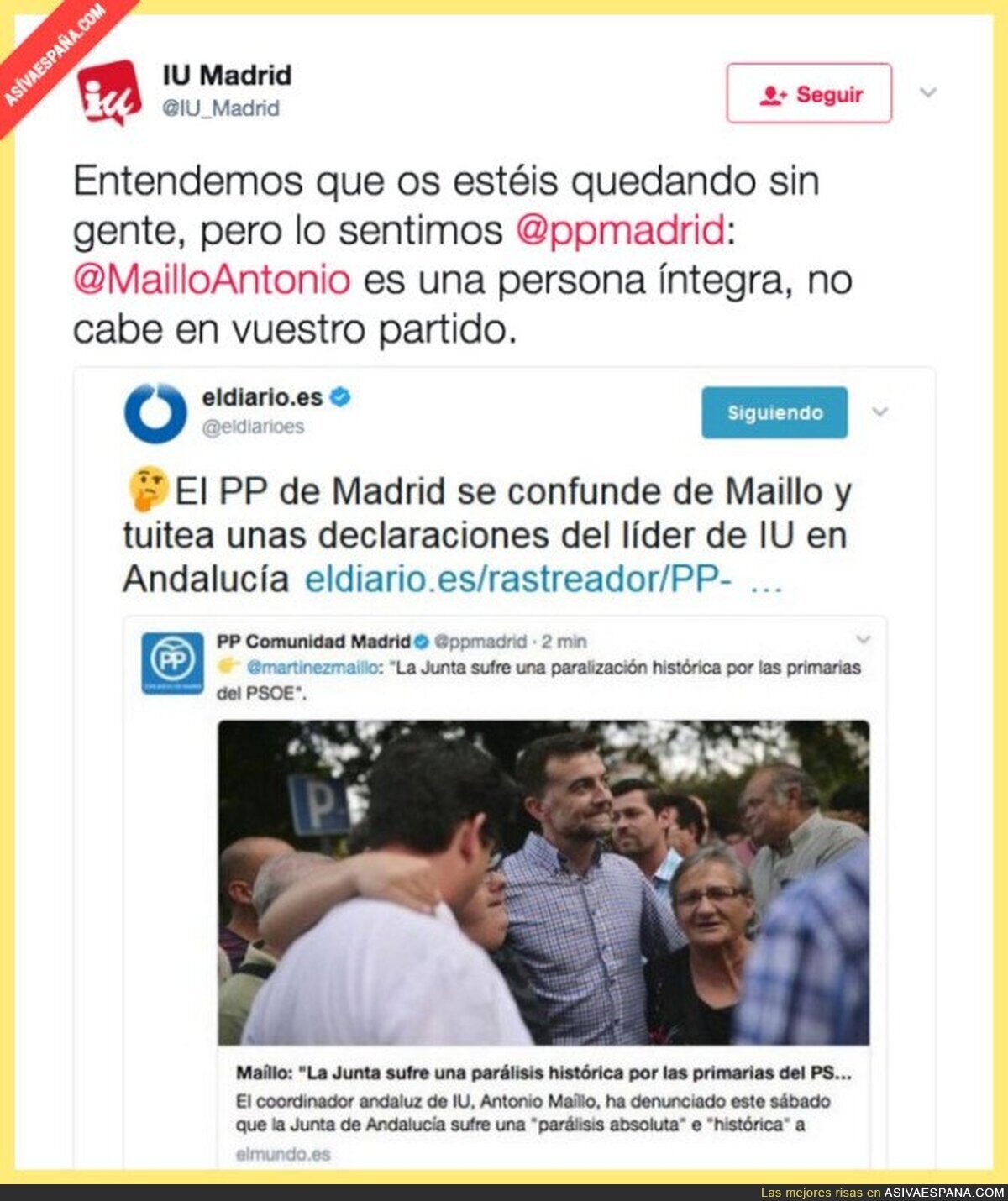 El PP reclutando gente de Izquierda Unida