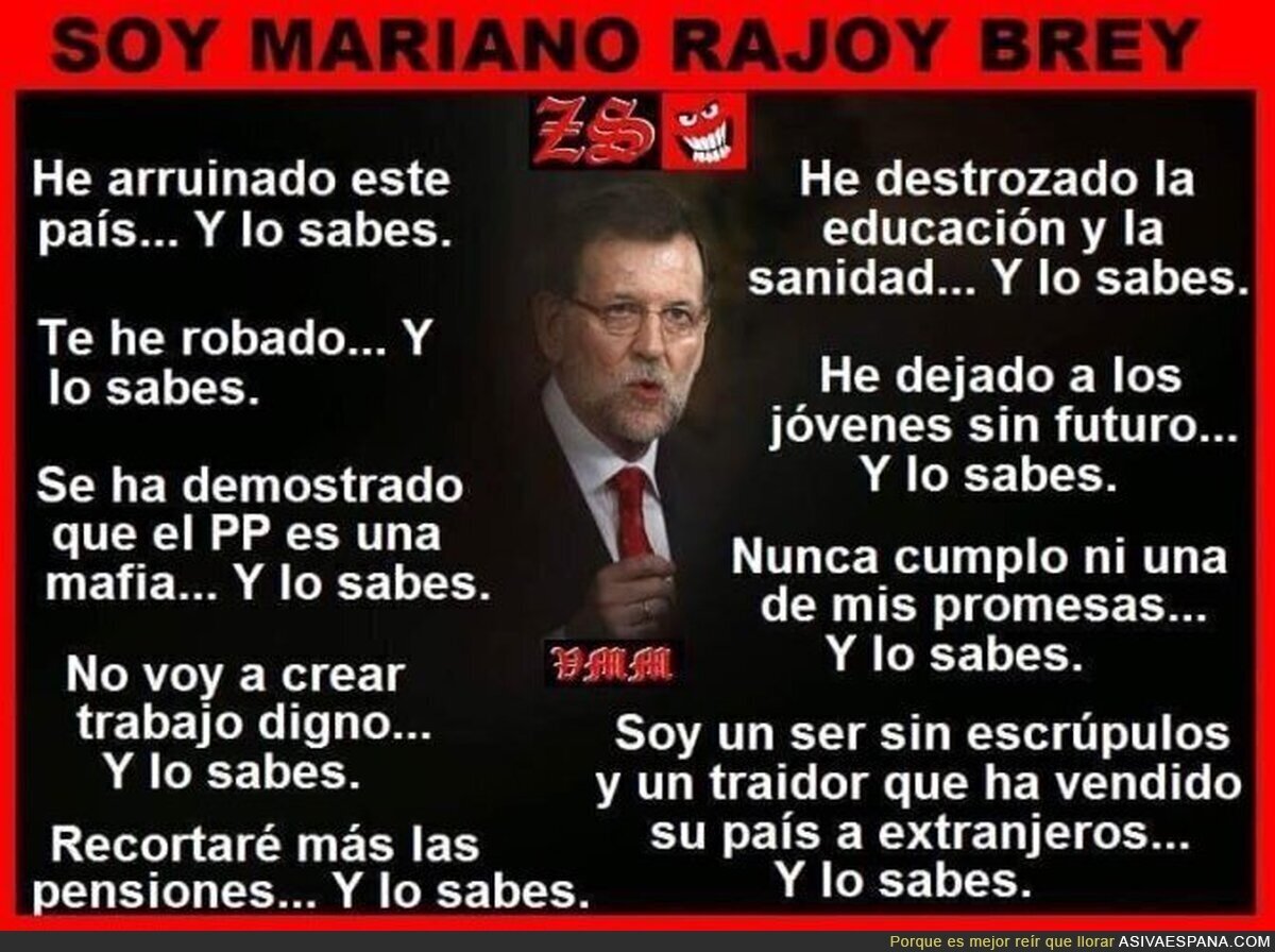 Resumen del trabajo de Rajoy como presidente