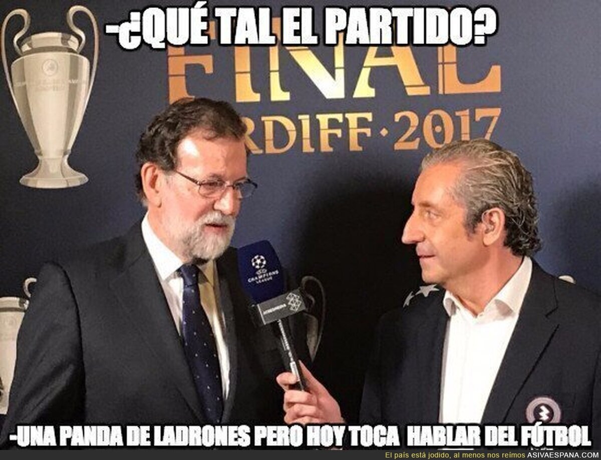 Rajoy opina del partido