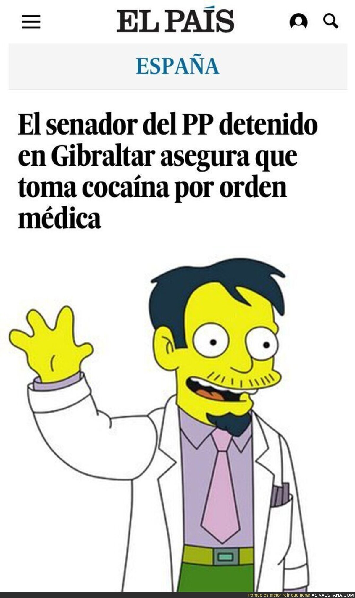 Cuando pensabas haber leído todo sobre el PP, llega el senador de Gibraltar