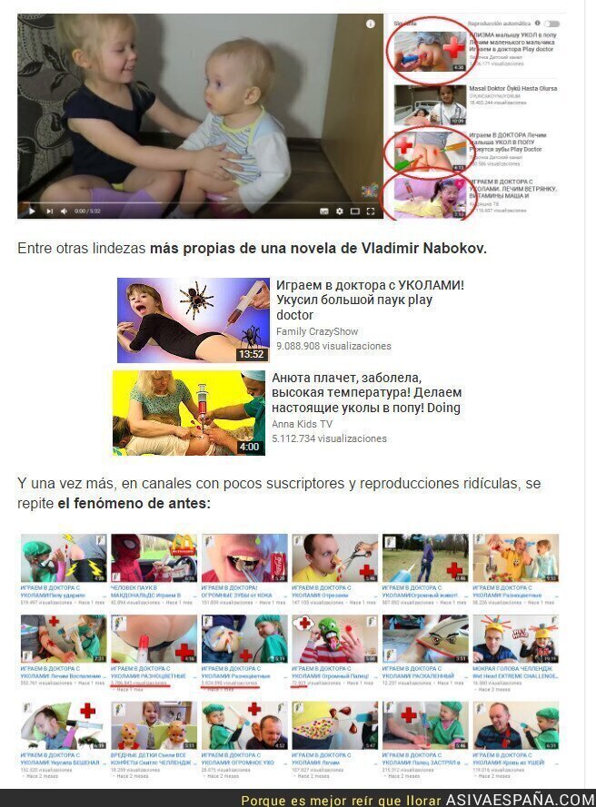 70203 - Pederastia y coprofilia en YouTube Kids