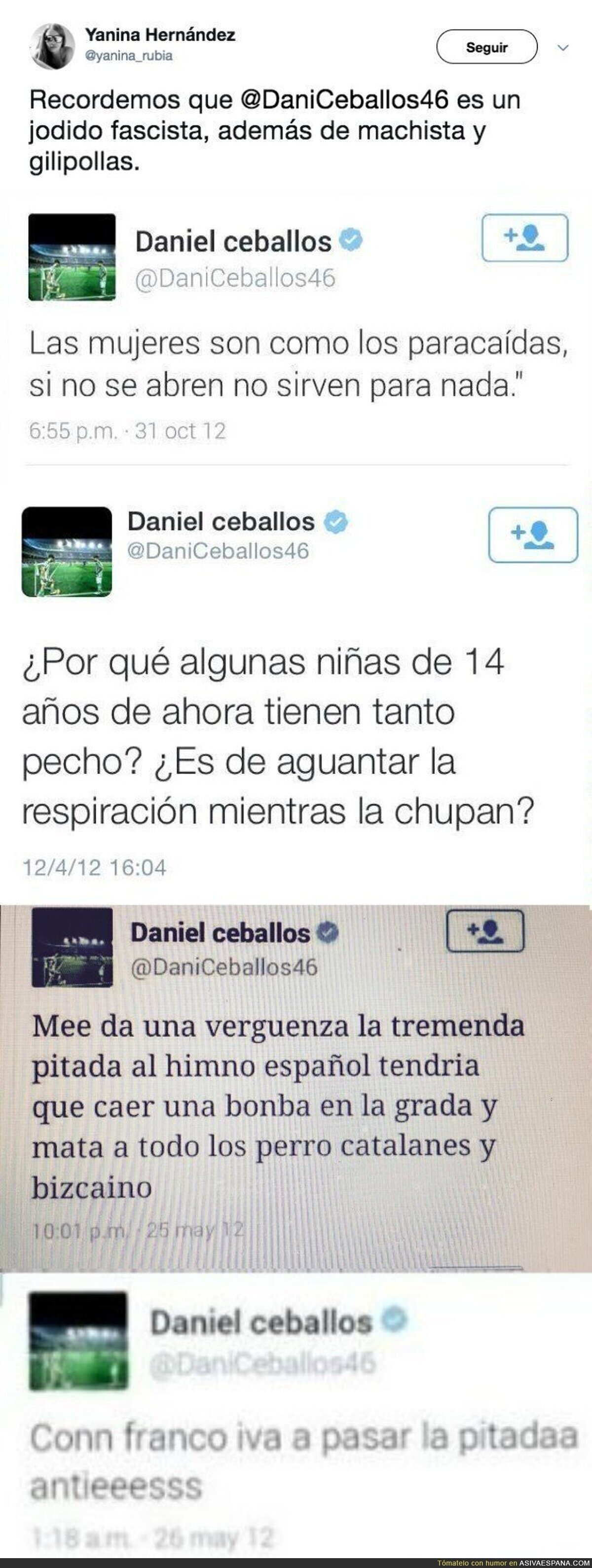 Se descubre que Dani Ceballos, el crack de la Roja Sub-21, debutó en Twitter como facha y machista