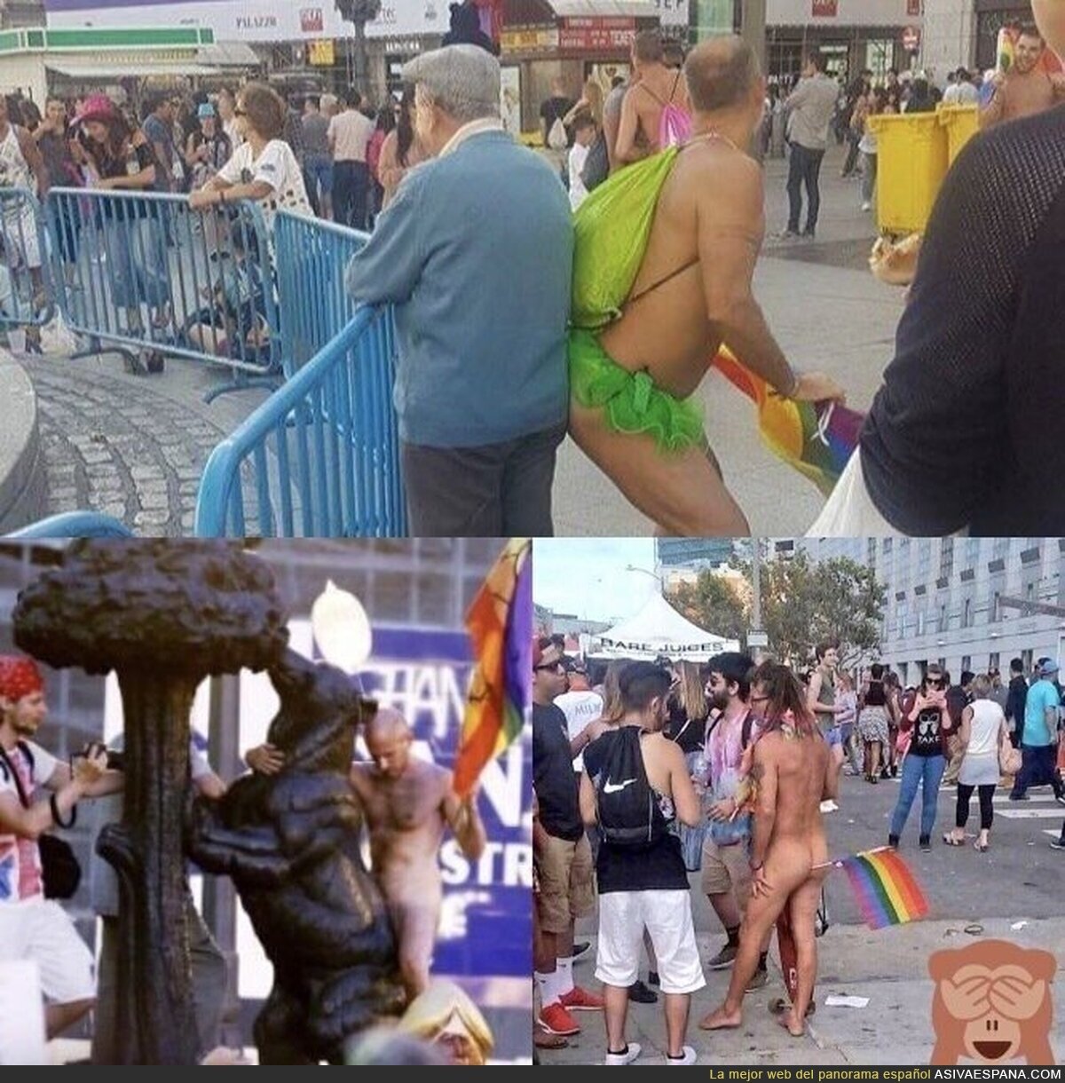 El orgullo en Madrid y las fotos de la vergüenza...