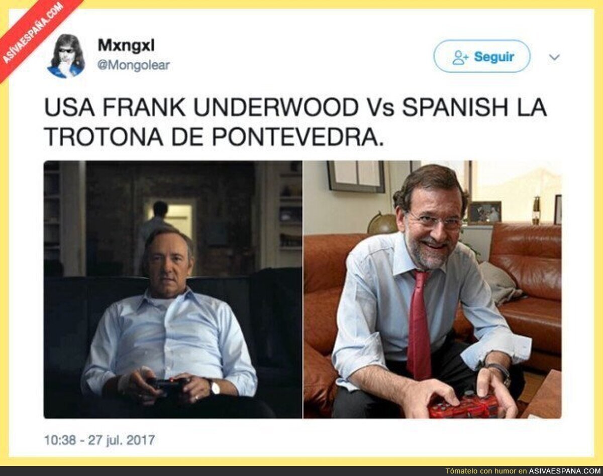 El nivel de presidentes en Estados Unidos y España