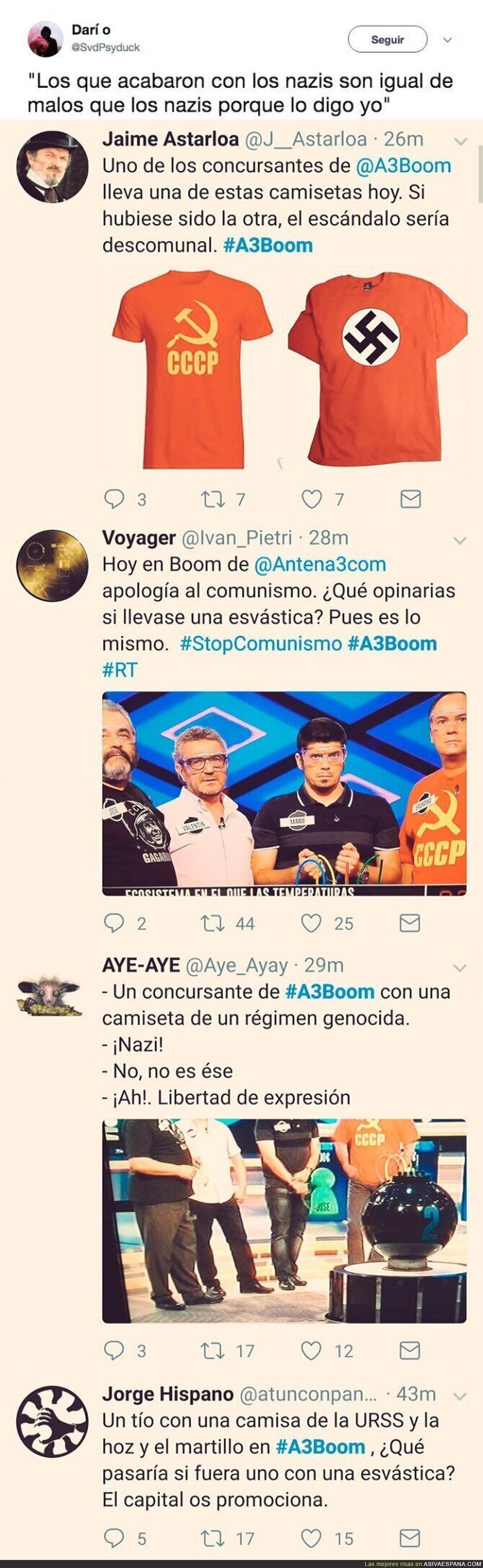 Lío monumental en 'Boom!' de Antena 3 por la camiseta de uno de sus concursantes