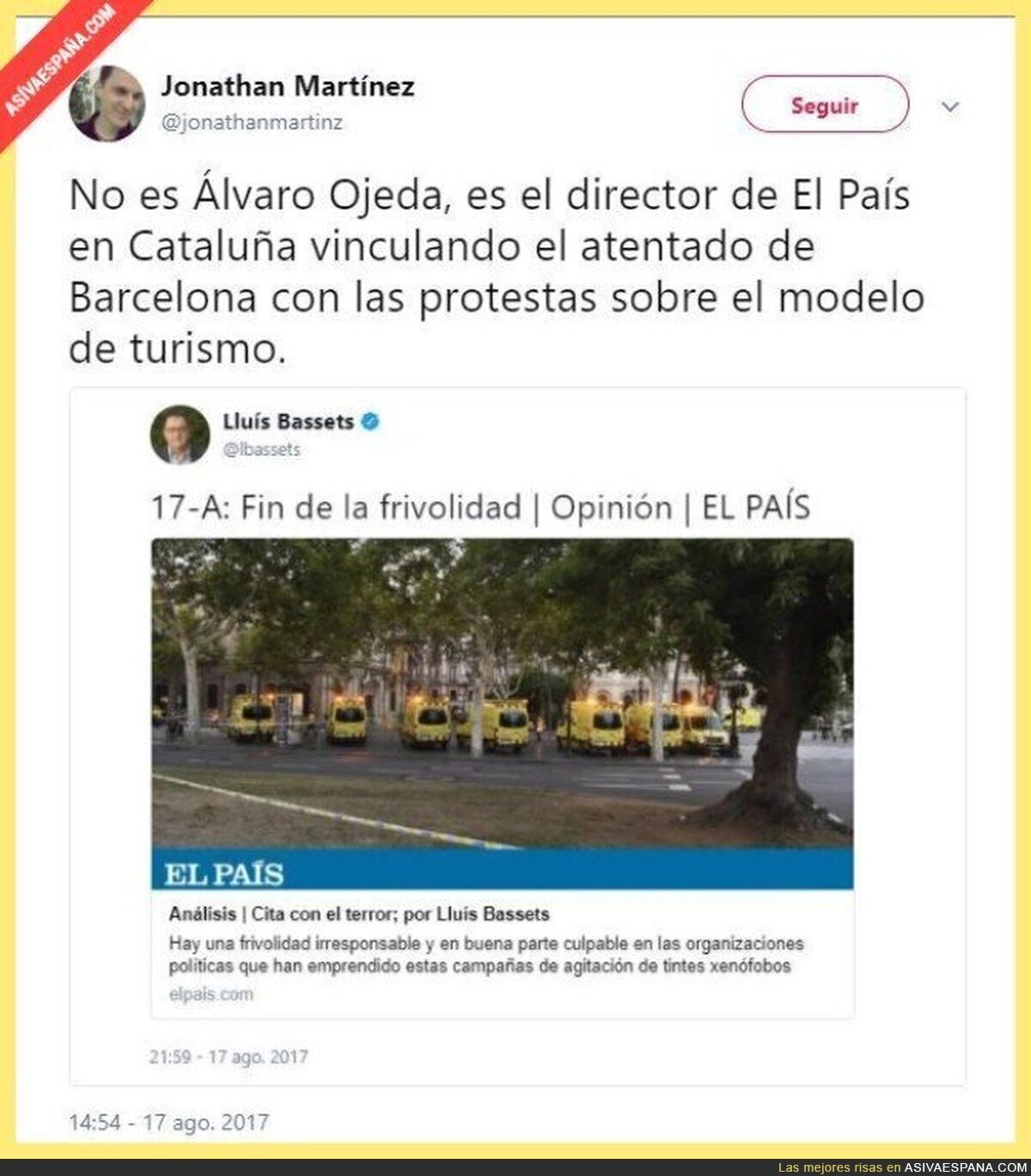 'El País' ya no vale ni para envolver el periódico