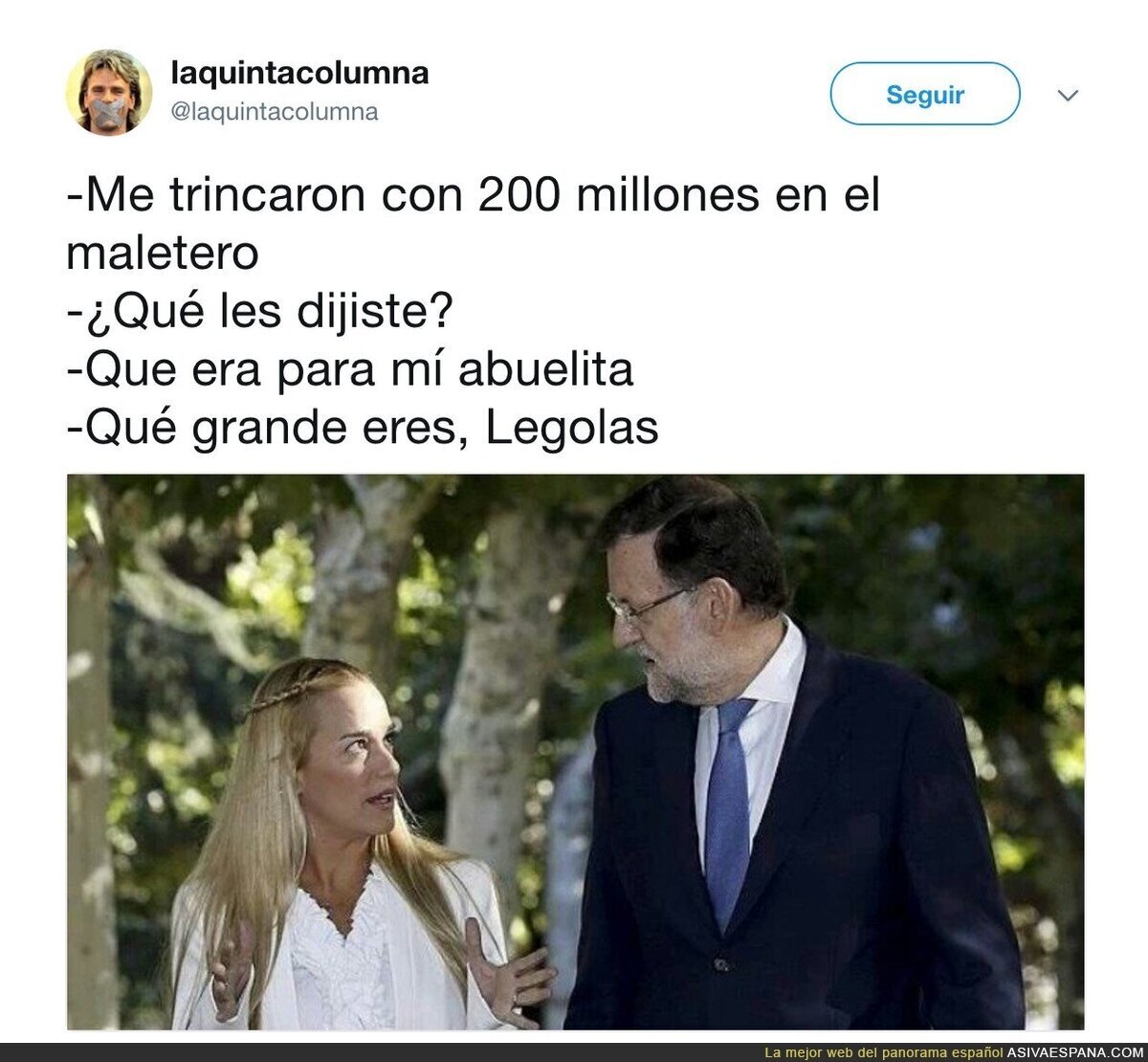 Lilian Tintori aprendió bien de España