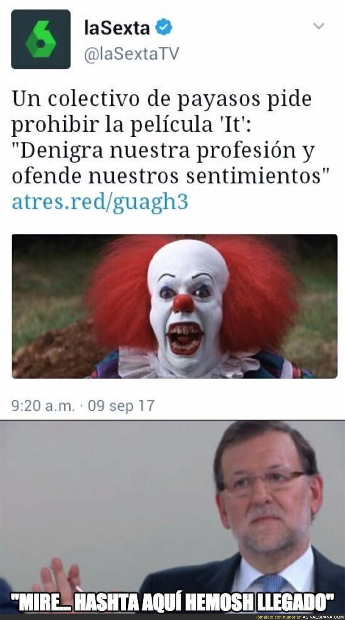 Rajoy está indignado