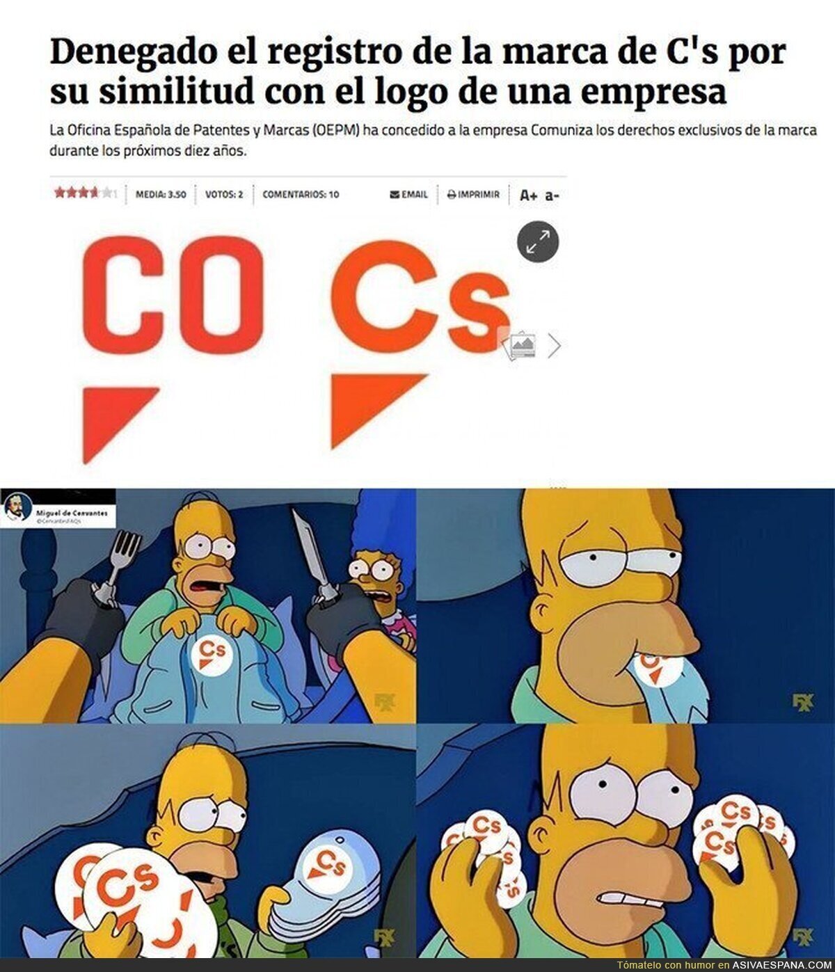 OFICIAL: Ciudadanos le ha plagiado su logo a otra empresa
