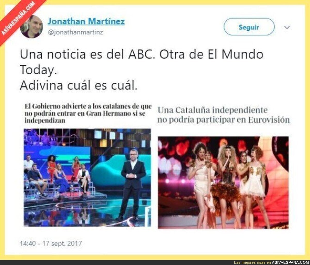 ABC quitándole nicho de mercado a El Mundo Today