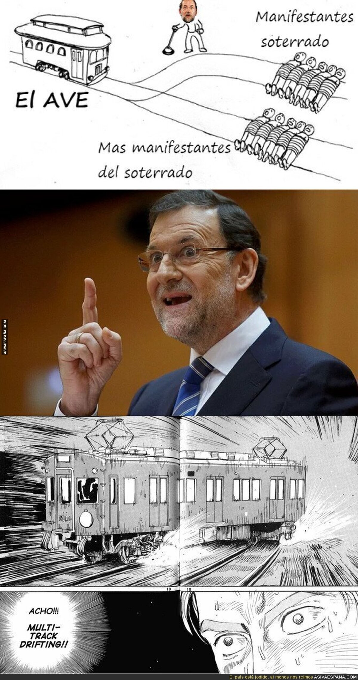 Rajoy ya ha tomado cartas en el asunto del AVE de Murcia