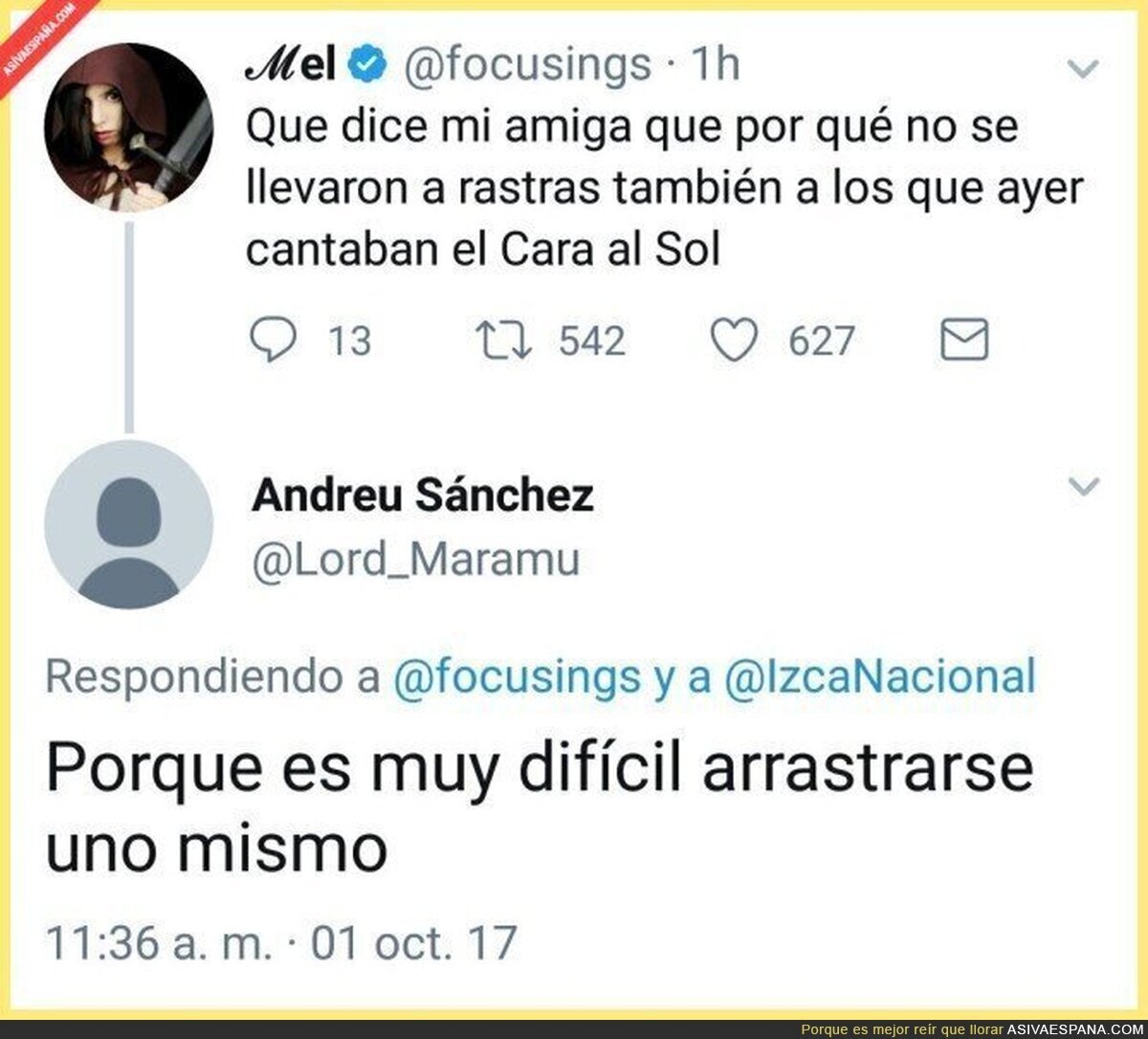 Una respuesta sublime