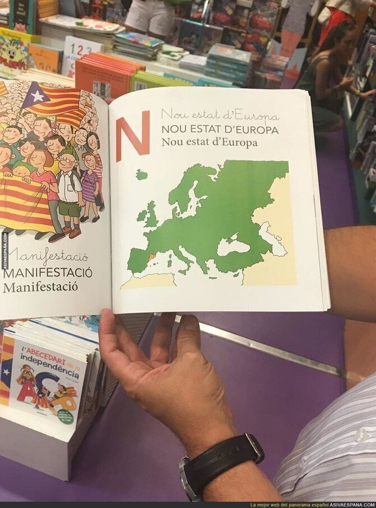 Un libro para que los más pequeños odien a España (un estado opresor)