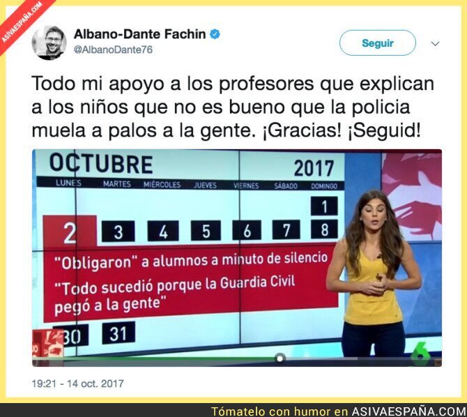 Los profesores catalanes no educan nada mal