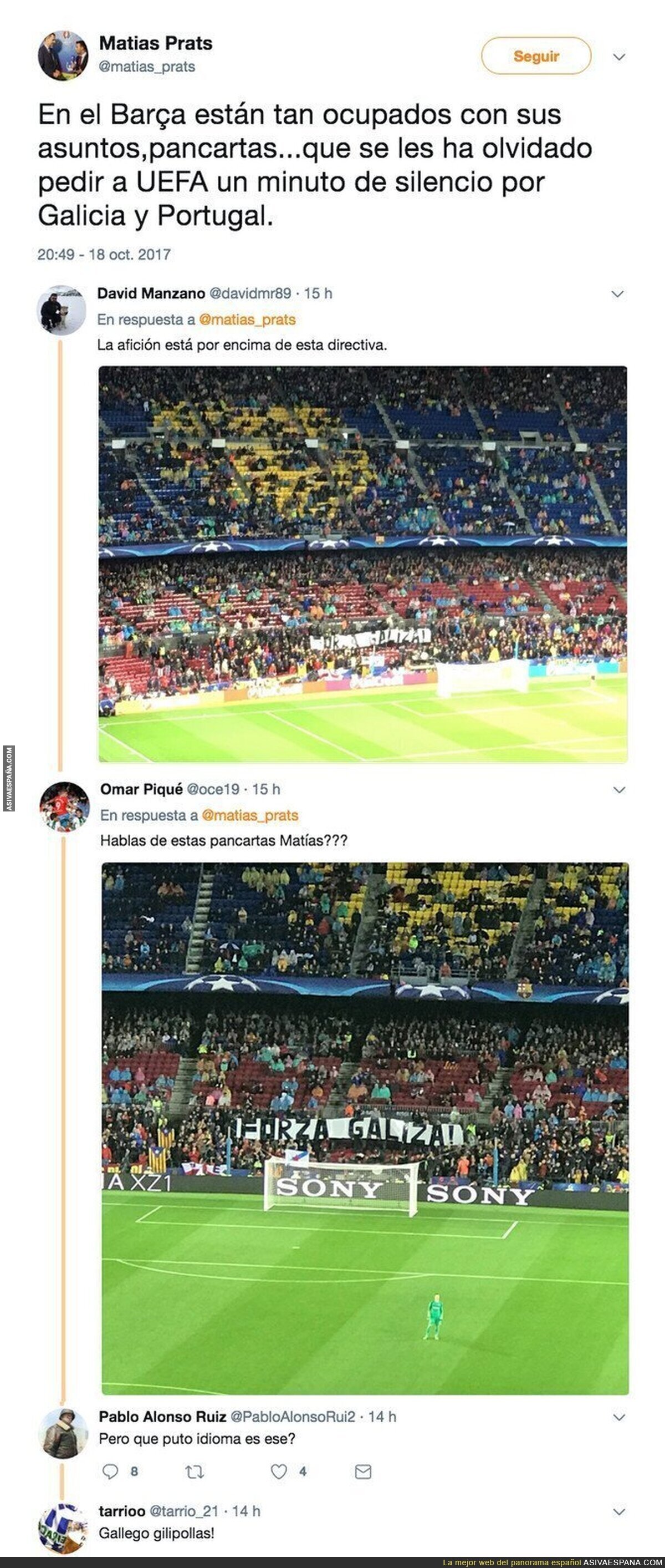Matías Prats (Hijo) resbala en Twitter criticando a todo el Barça y le dejan mal