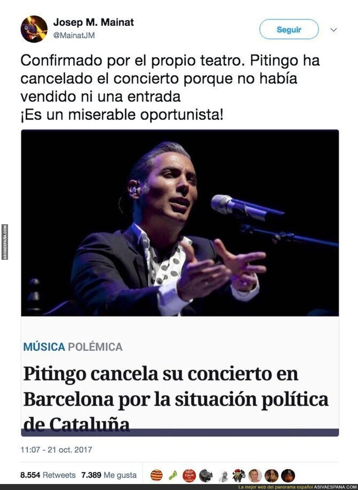 Sale a la luz el motivo por el que Pitingo canceló su concierto en Barcelona