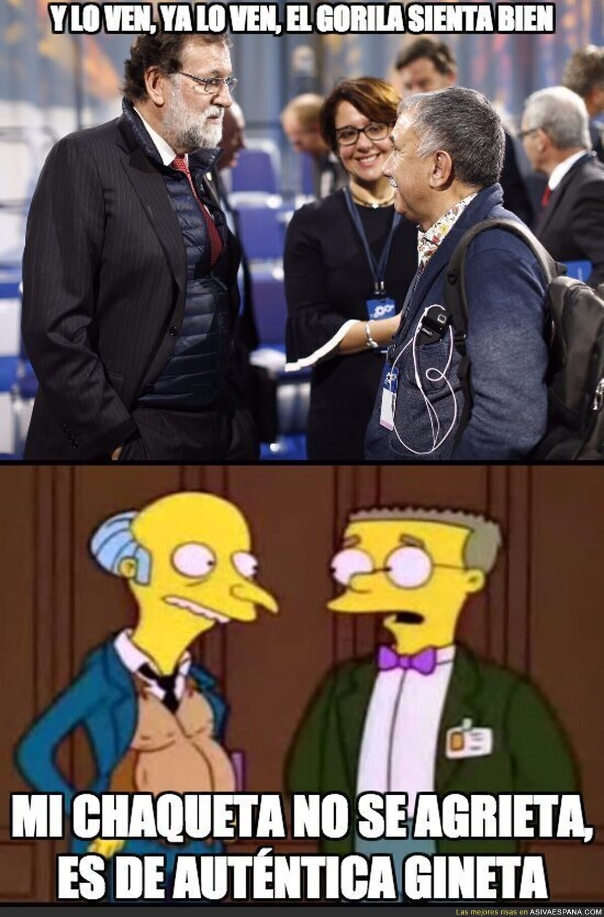 Rajoy a la moda de Los Simpson