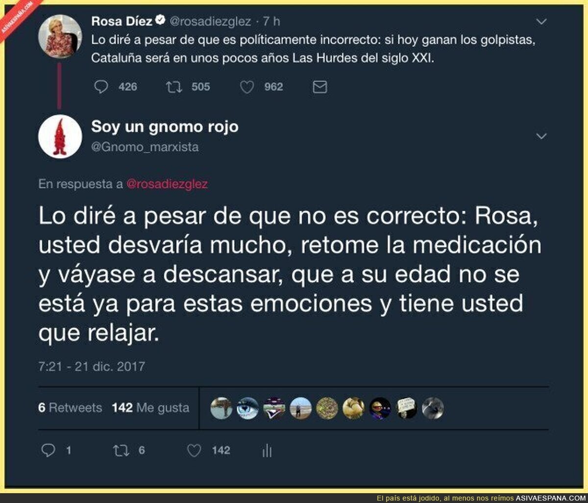 Rosa Díez y su adicción a recibir zascas