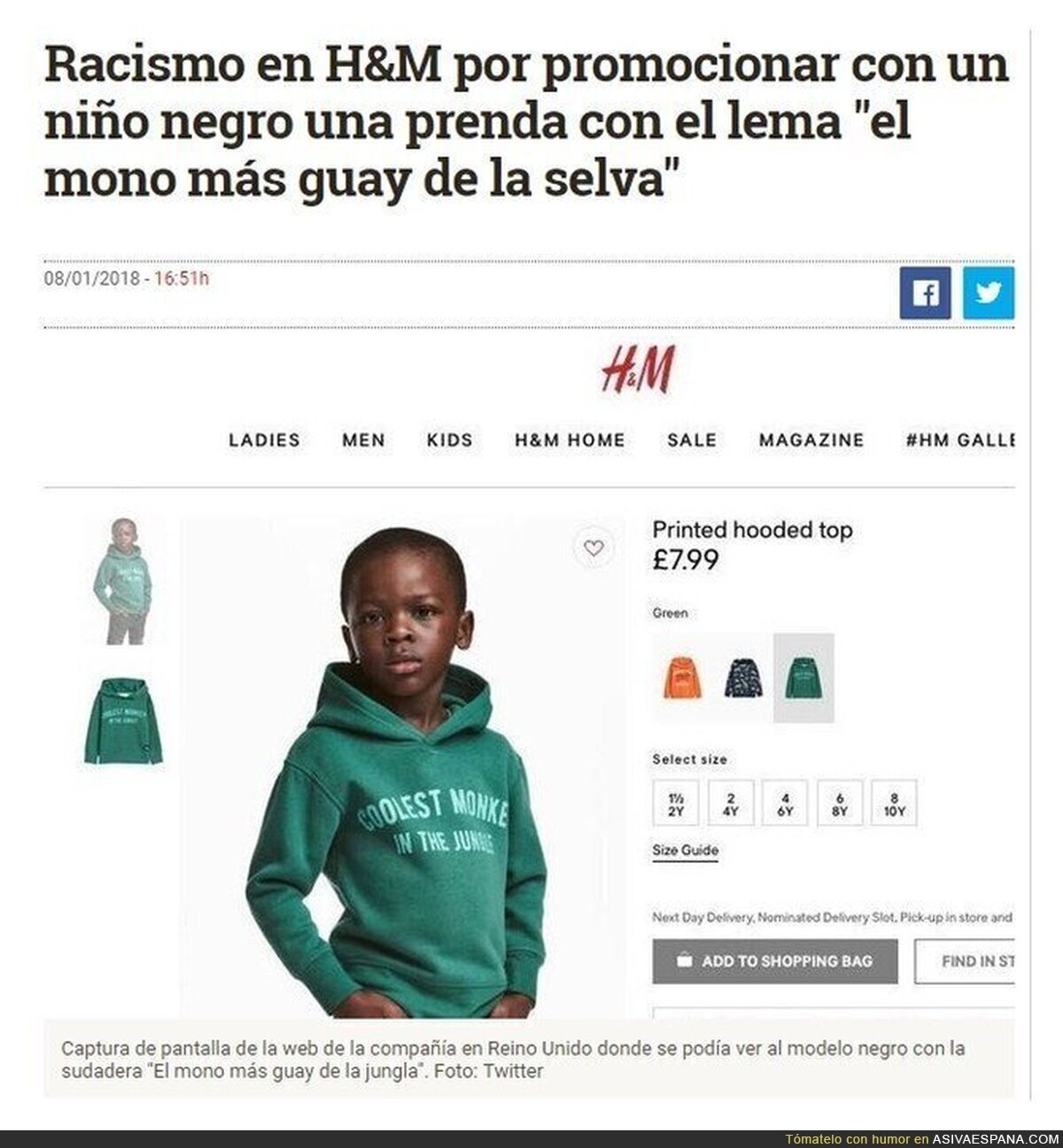 H&M y su humor negro