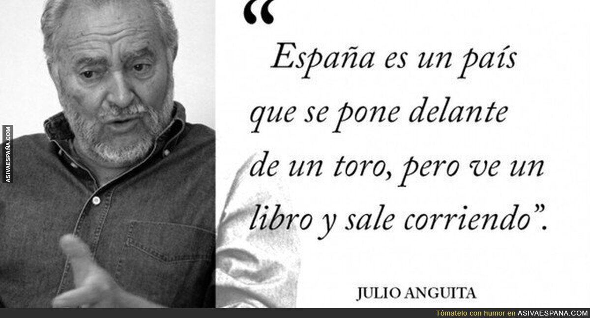 Julio Anguita con toda la razón como siempre
