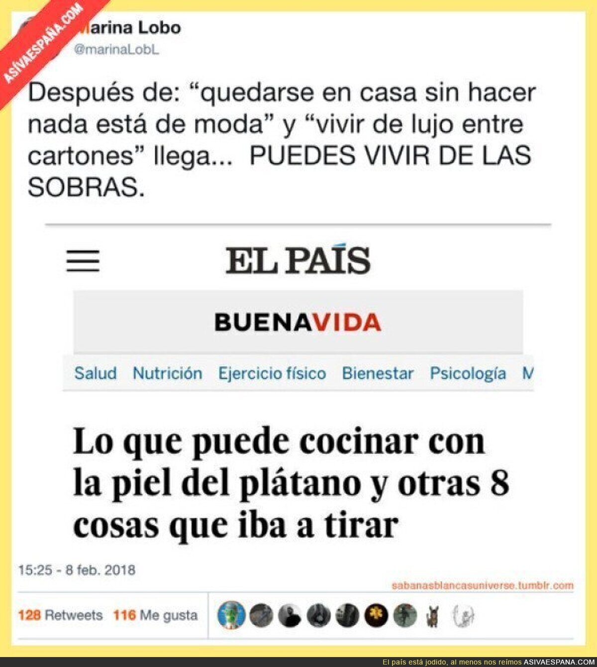 'El País' lo ha vuelto a hacer con un artículo para ser feliz siendo pobre