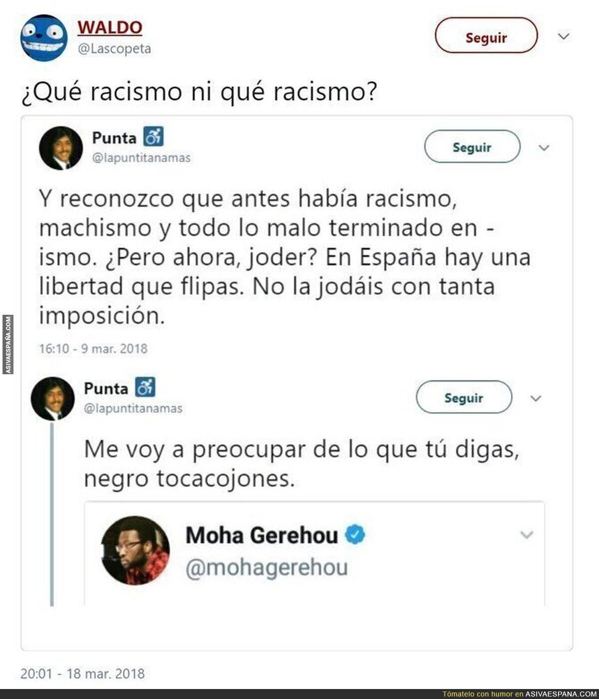 En España lo del racismo es un invento