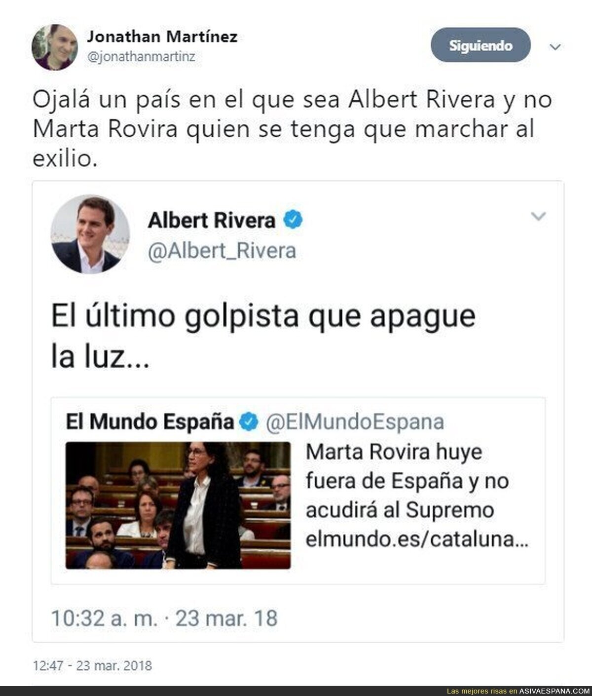 Las mofas de Albert Rivera saldrán caras tarde o temprano