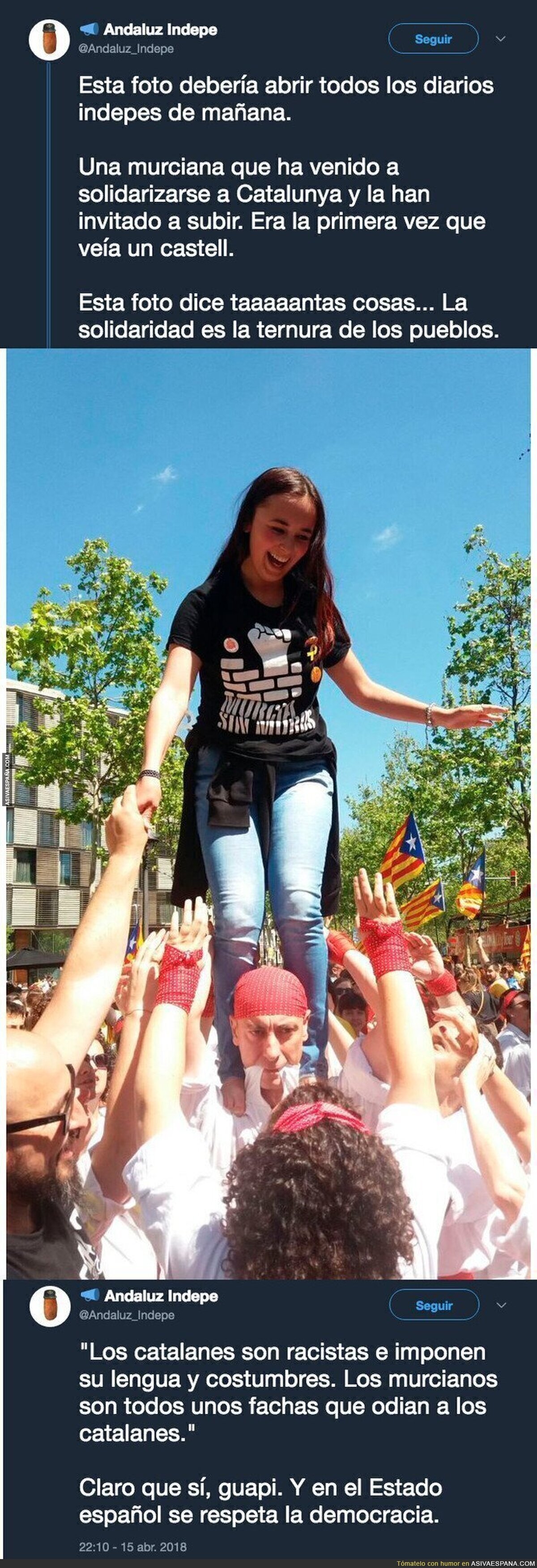 Esto es Catalunya y la solidaridad entre pueblos