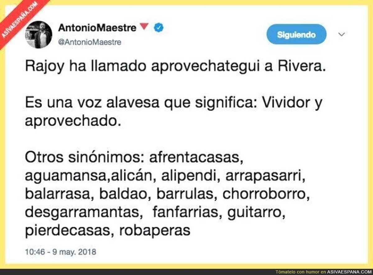 El nuevo mote de Albert Rivera se lo ha puesto Mariano Rajoy