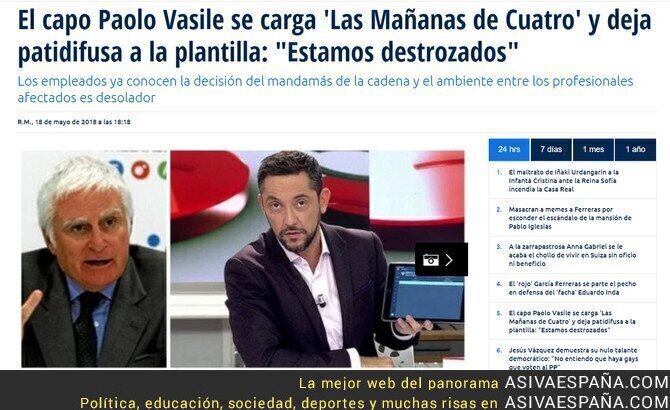 87067 - Cuatro cancela 'Las Mañanas de Cuatro'