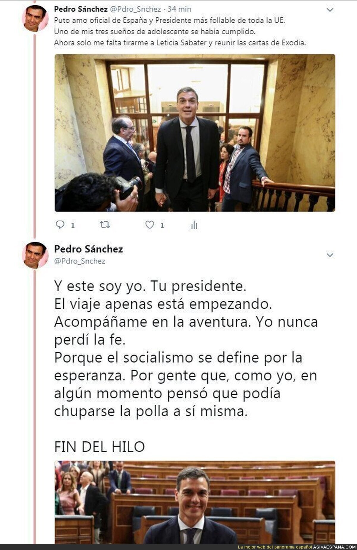 Pedro Sánchez. La Historia del presidente.- Segunda Parte