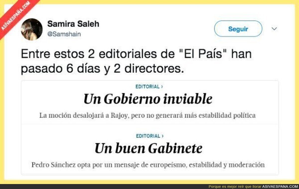 Un gran cambio para 'El País'