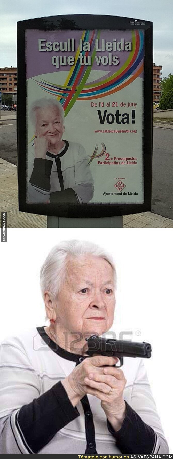 En Lleida Ya Usan Una Mujer Meme Para Sus Anuncios