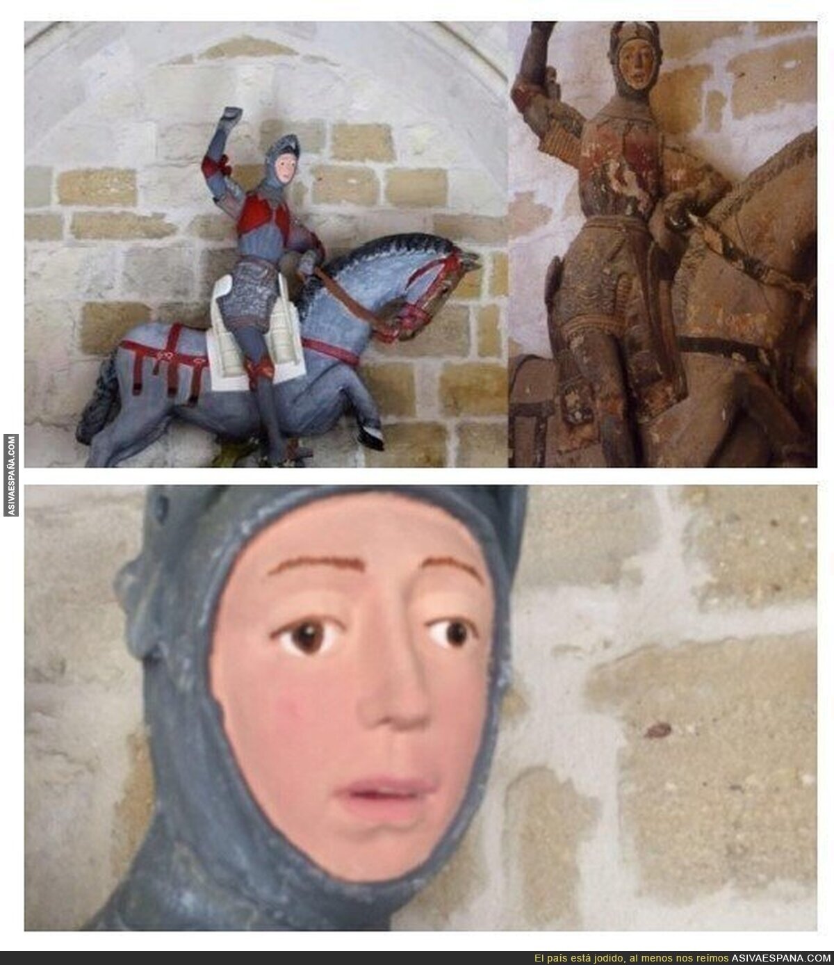 La "restauración" de San Jorge en Estella