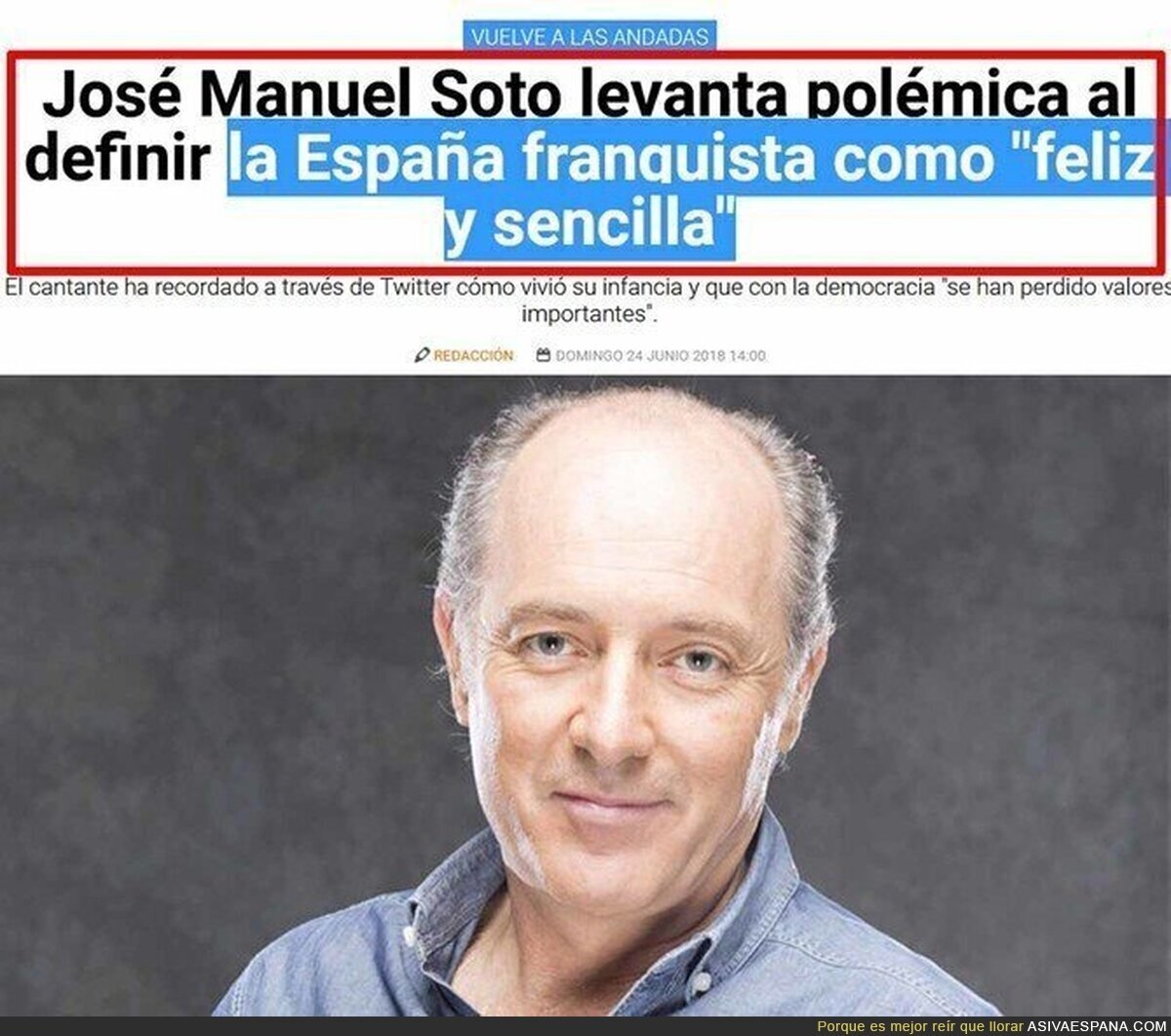 Salta la sorpresa con José Manuel Soto