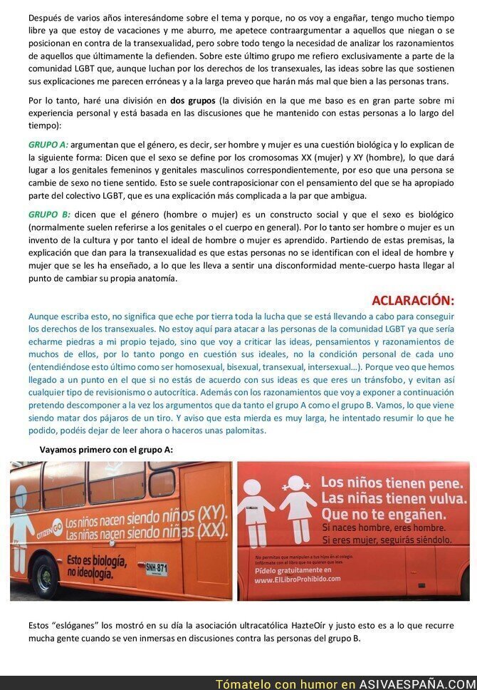 88872 - El problema con la transexualidad