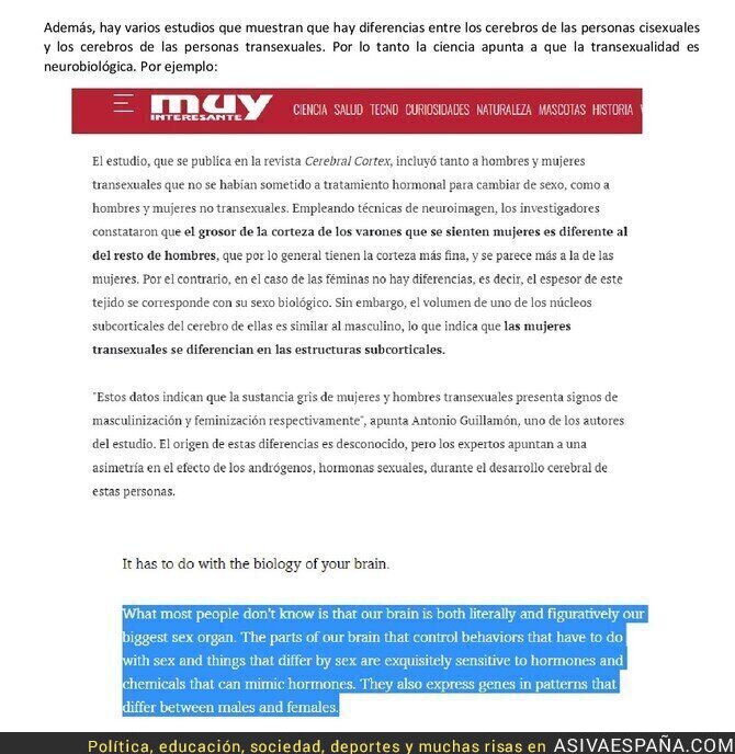 88872 - El problema con la transexualidad