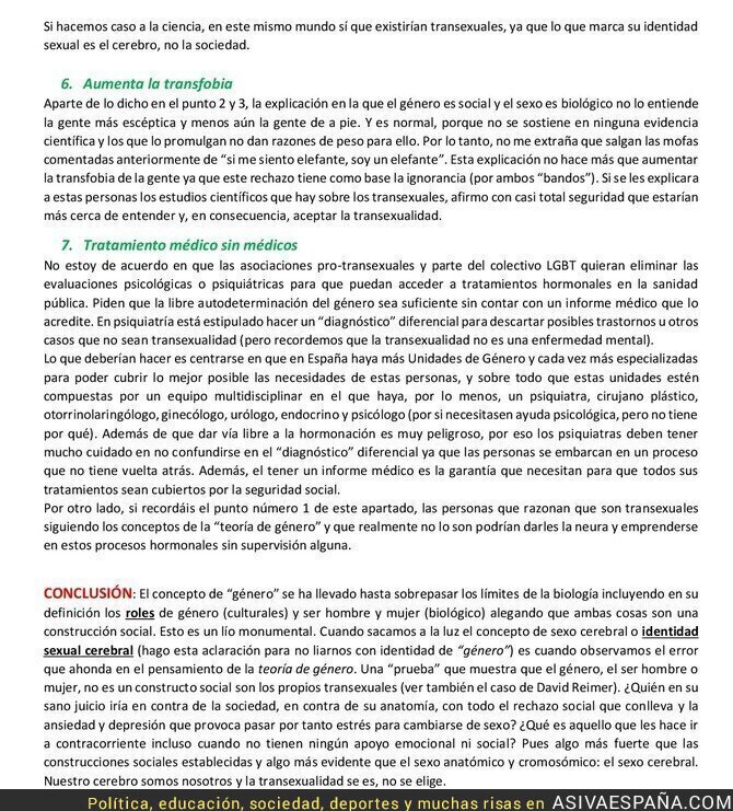 88872 - El problema con la transexualidad
