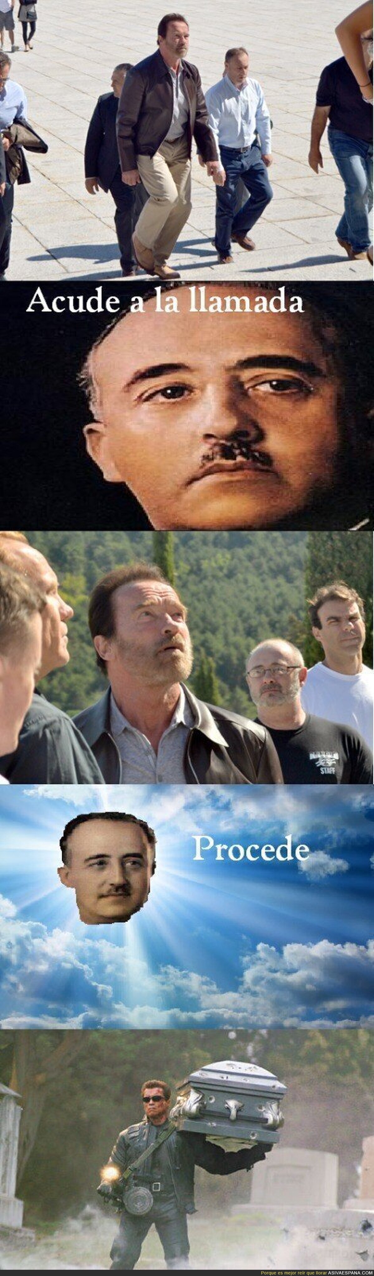 Schwarzenegger volverá al Valle de los Caídos para salvar al Caudillo