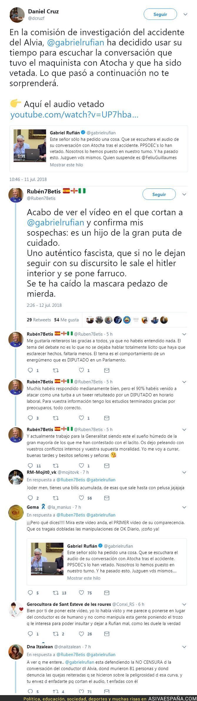 89523 - El audio del maquinista del AVE que no han querido reproducir por el veto de PP, PSOE y Ciudadanos