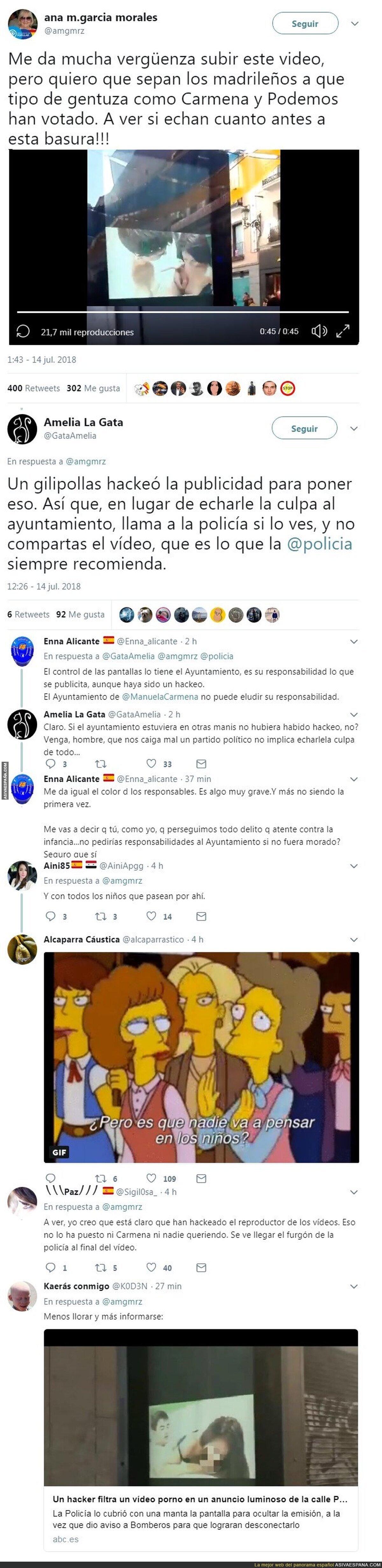 Nunca es mal momento para aprovechar cualquier cosa que echar en cara a Carmena