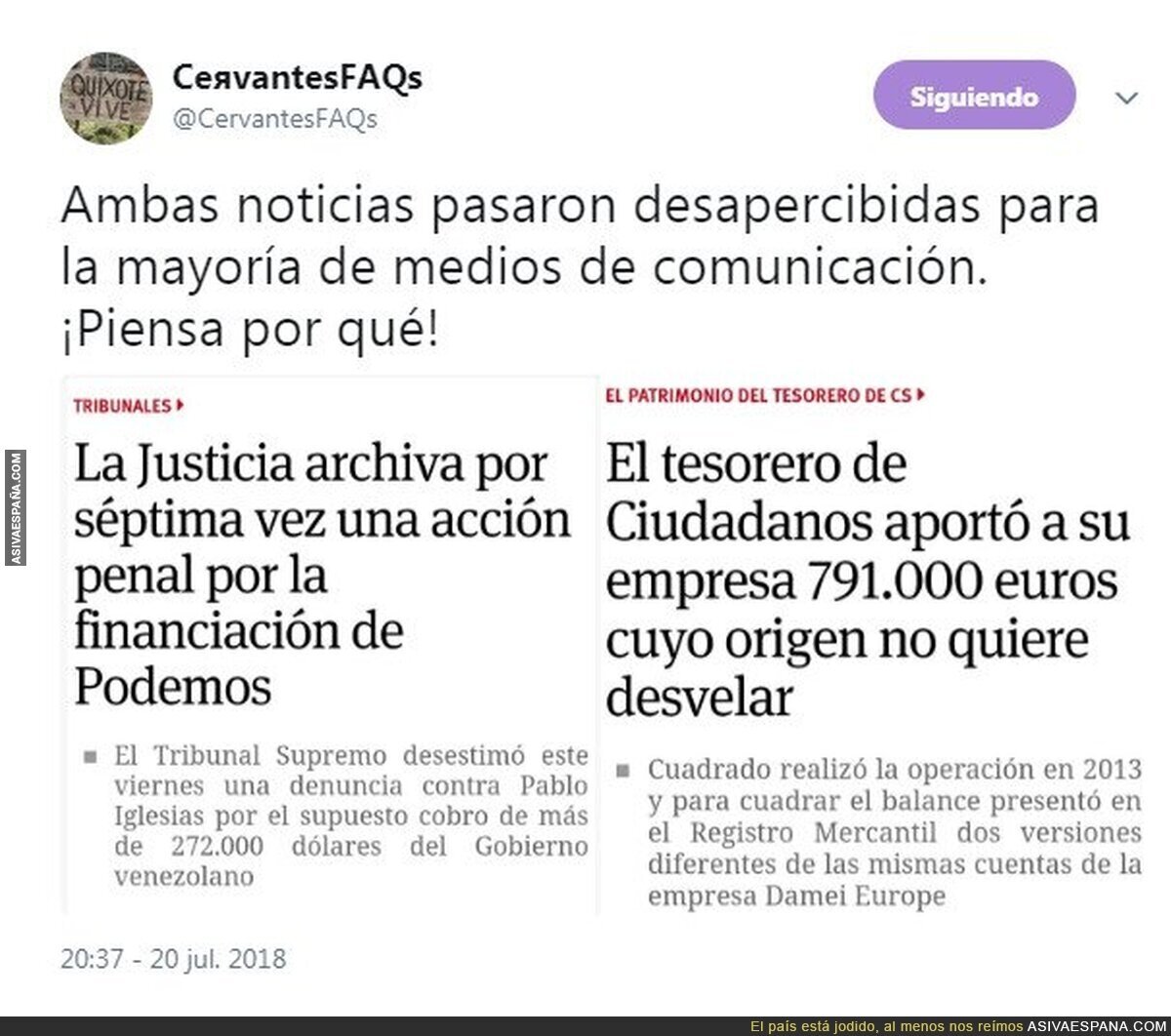 La prensa mamporrera sigue haciendo su trabajo