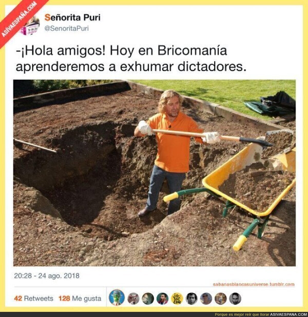 Como exhumar dictadores gracias a Bricomania