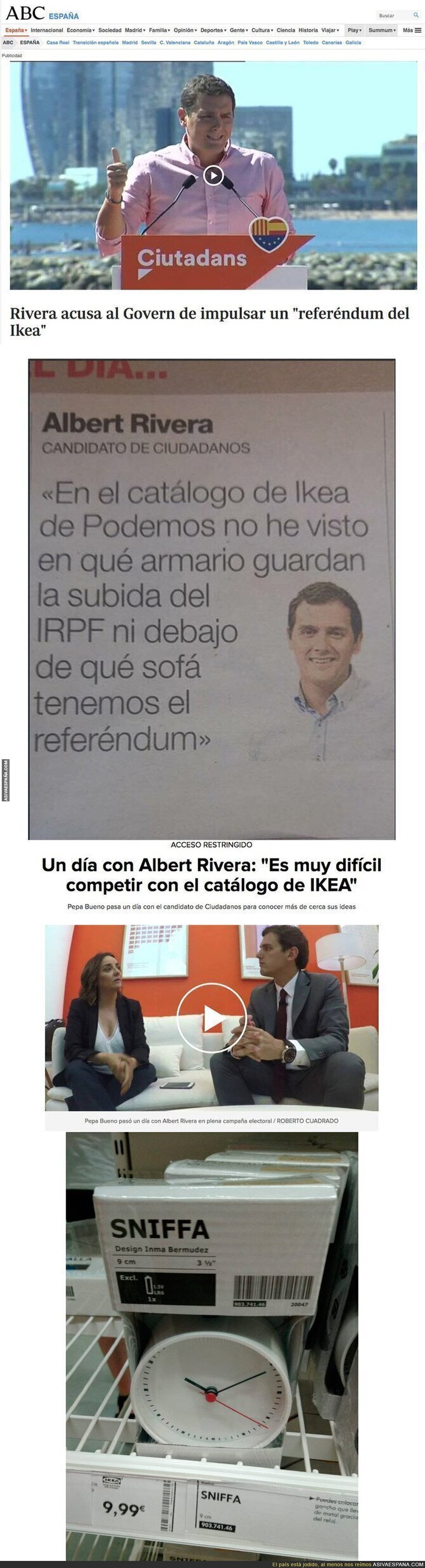 Albert Rivera y su gran relación con IKEA