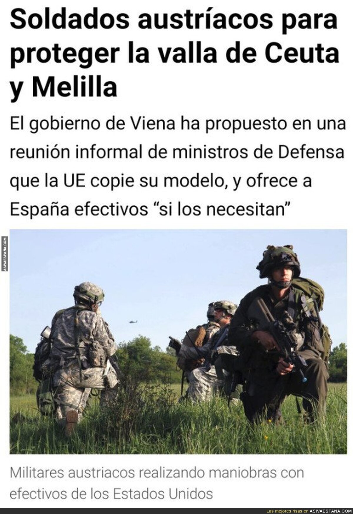 Por fin alguien se ofrece a controlar el desmadre de Ceuta  y Melilla, y no es precisamente nuestro ineficiente gobierno
