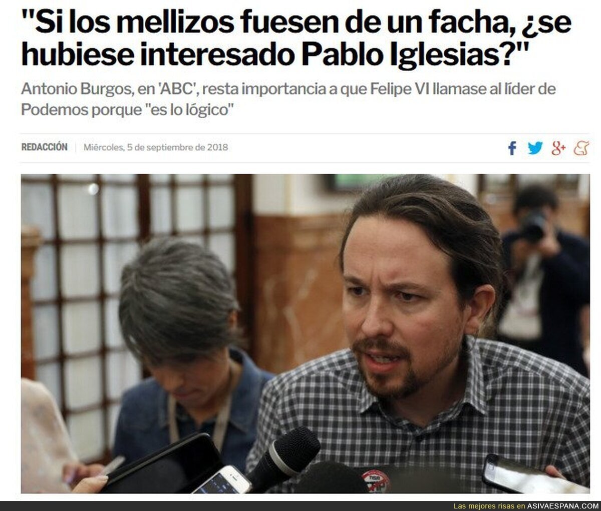 Antonio Burgos, el ABC y el periodismo