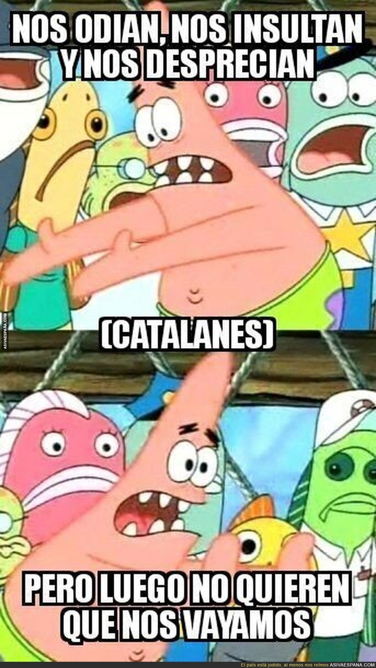Algunos españoles contra los catalanes