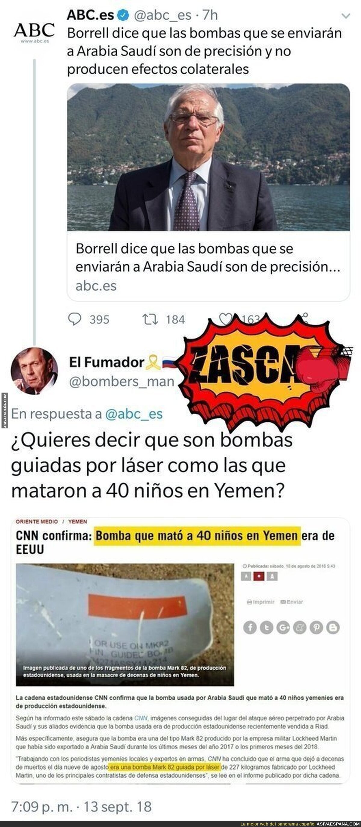 Las bombas que vende España a Arabia Saudí