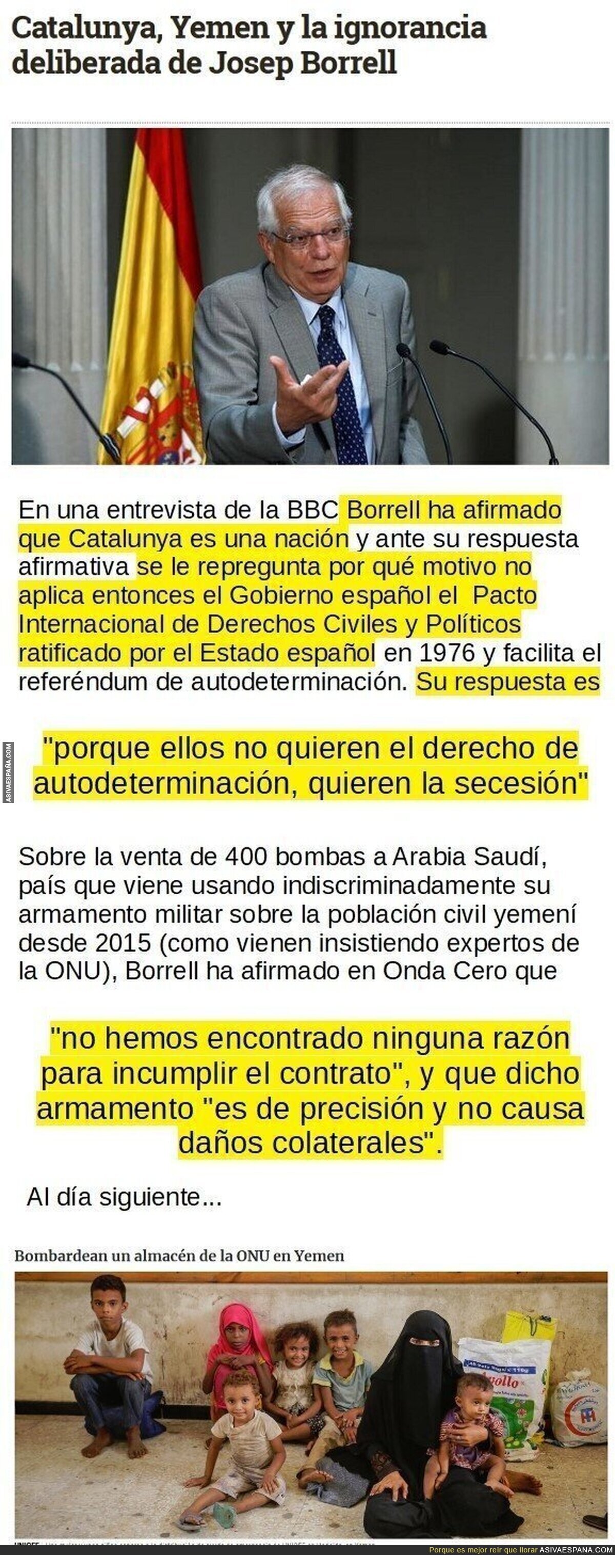 La semana de Josep Borrell