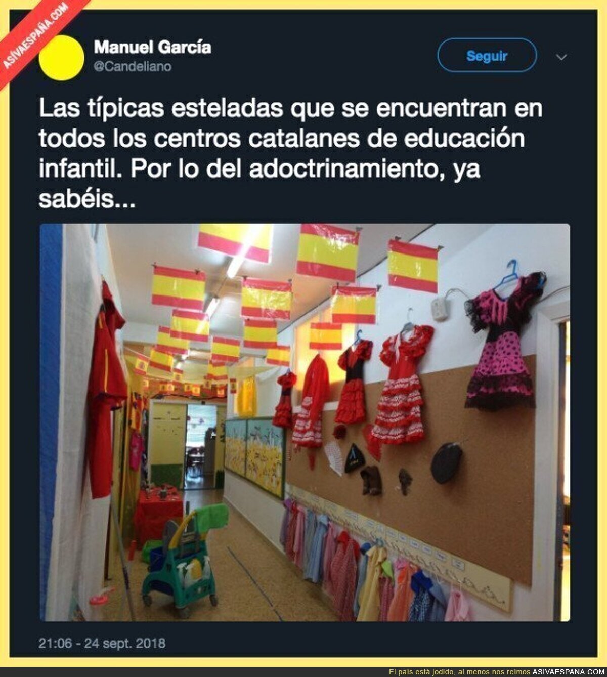 Mientras tanto, en un colegio infantil de Andalucía...